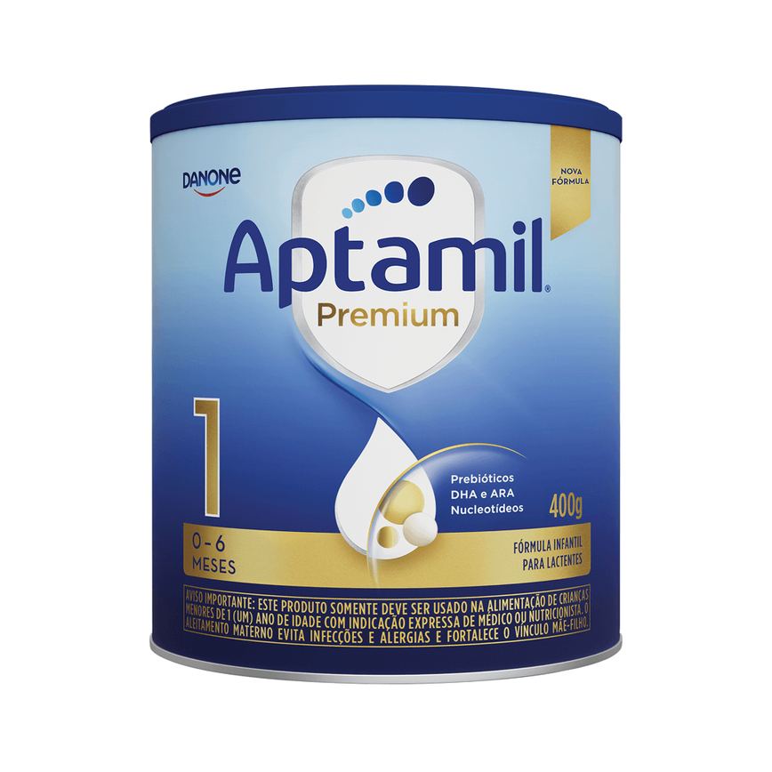 Fórmula Infantil Aptamil Premium 1 De 0 a 6 Meses 400g