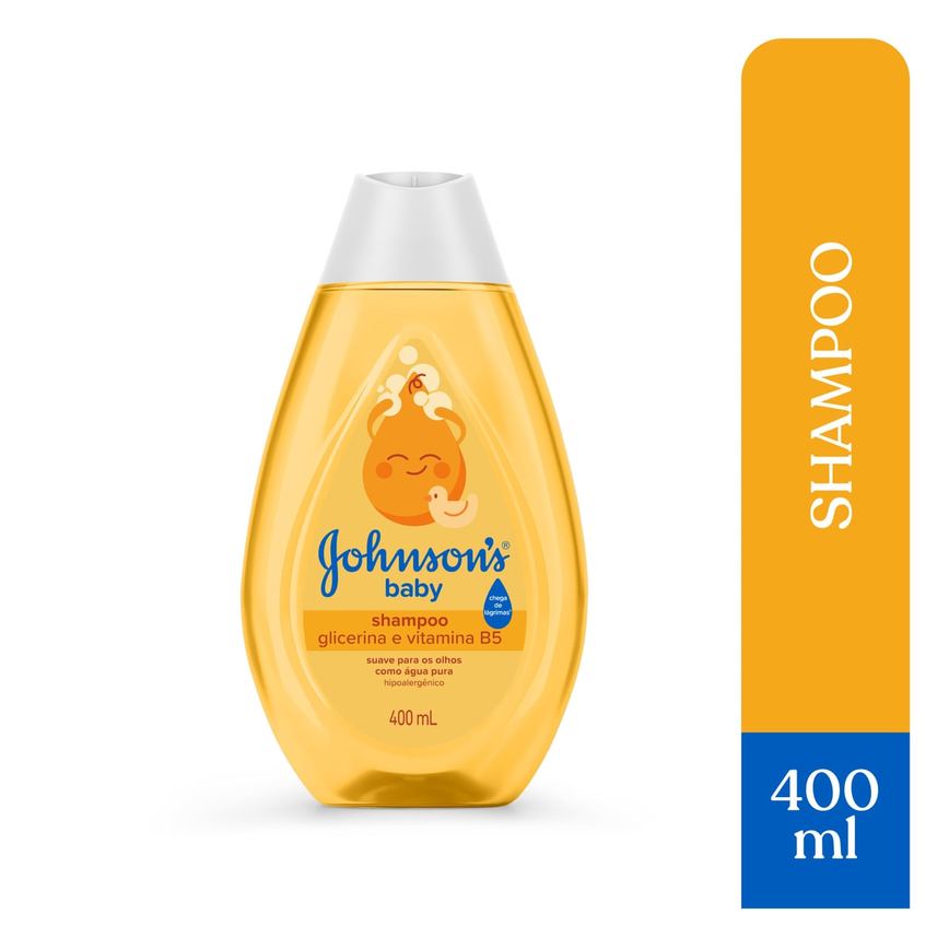 Shampoo Infantil Johnson's Baby Chega de Lágrimas Regular 400ml