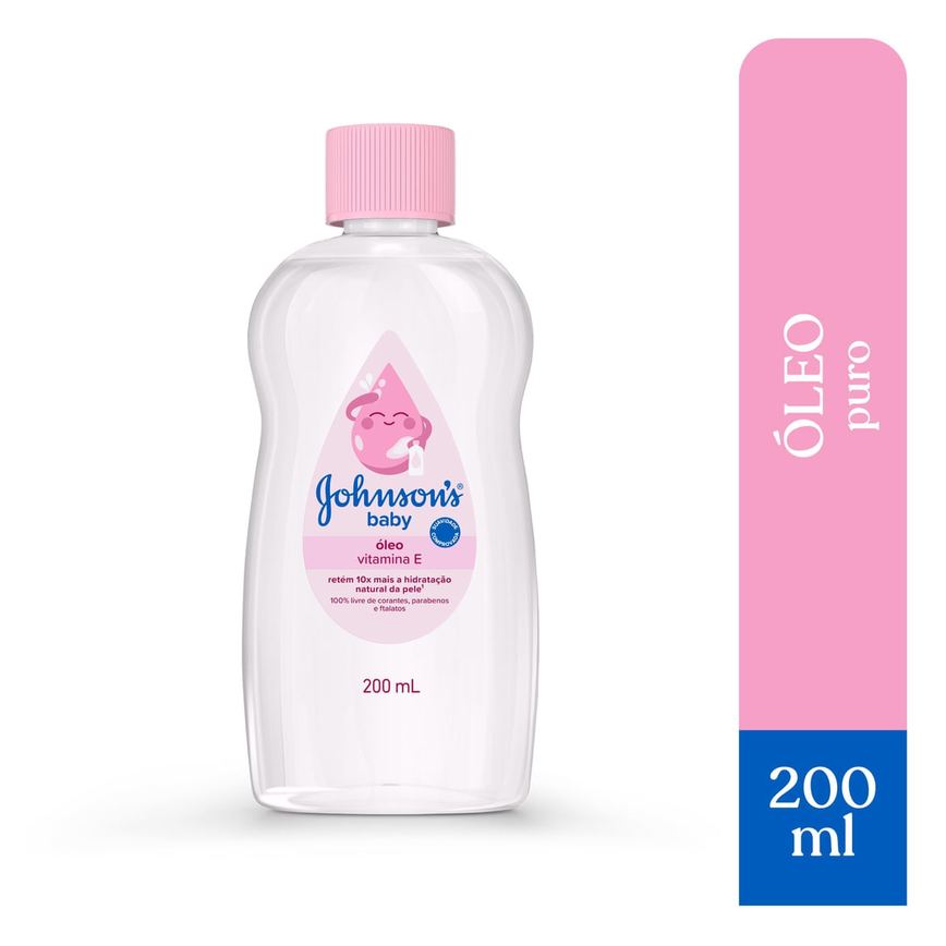 Óleo Corporal Johnson's Baby Bebê Regular 200ml