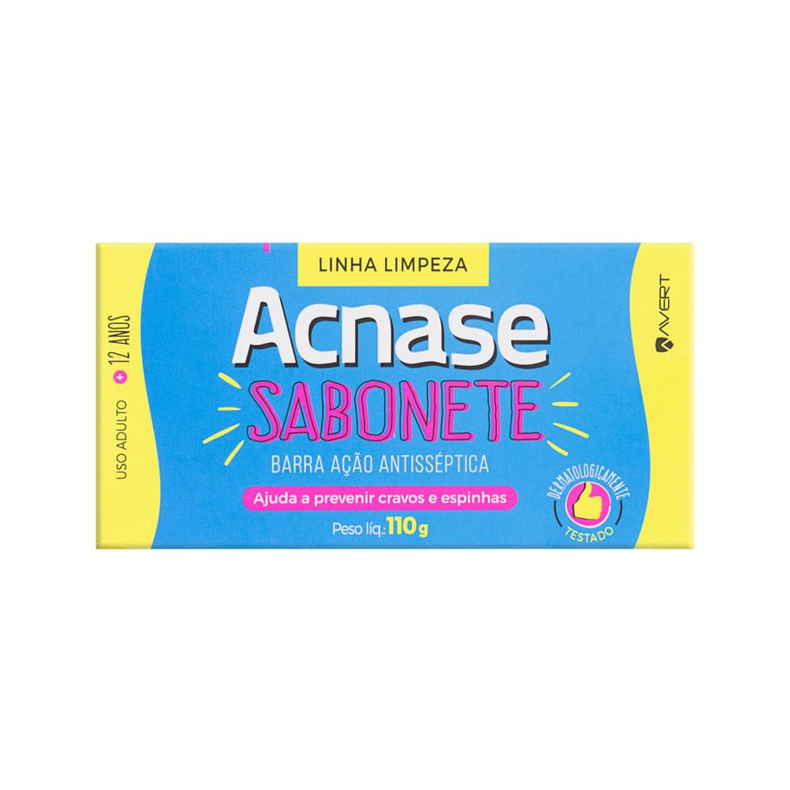 Sabonete em Barra Facial Acnase Antisséptico 110g