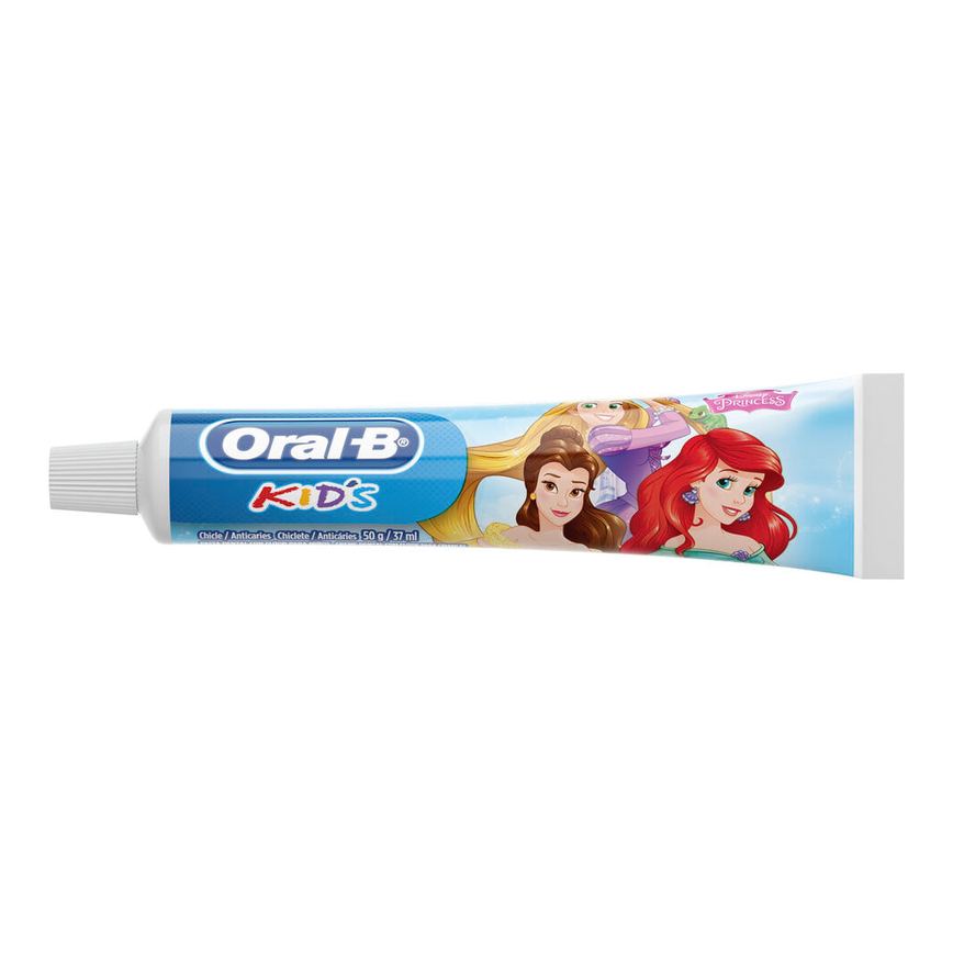 Creme Dental Infantil Oral-B Kids Disney Princesas Anticáries com Flúor 50g