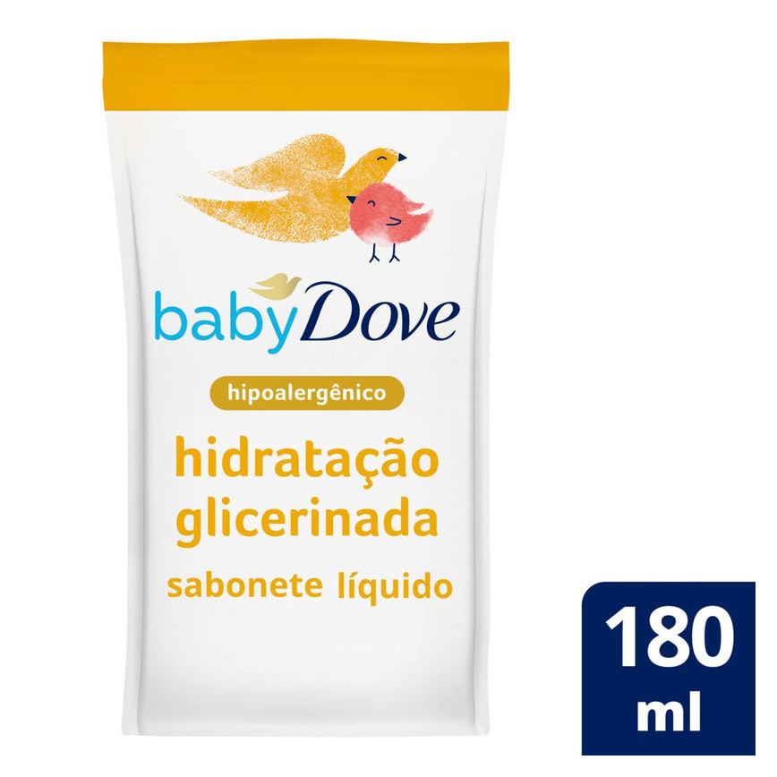 Sabonete Líquido Infantil Baby Dove Hidratação Glicerinada Refil 180ml