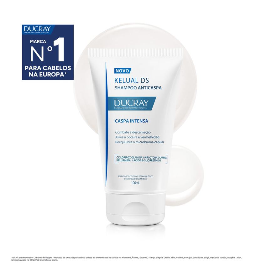 Shampoo Ducray Kelual DS Controle da Dermatite Seborreica e Anticaspa 100ml
