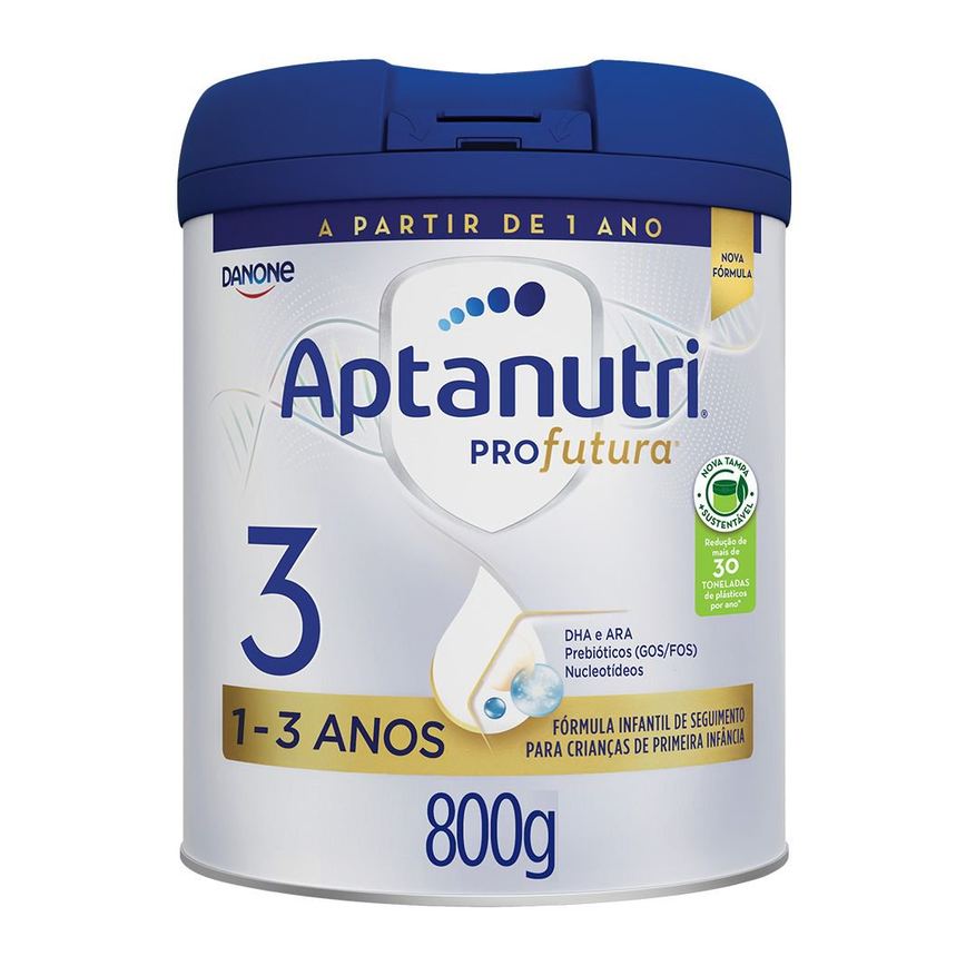Fórmula Infantil Aptanutri Profutura 3 DHA ARA de 1 a 3 anos 800g