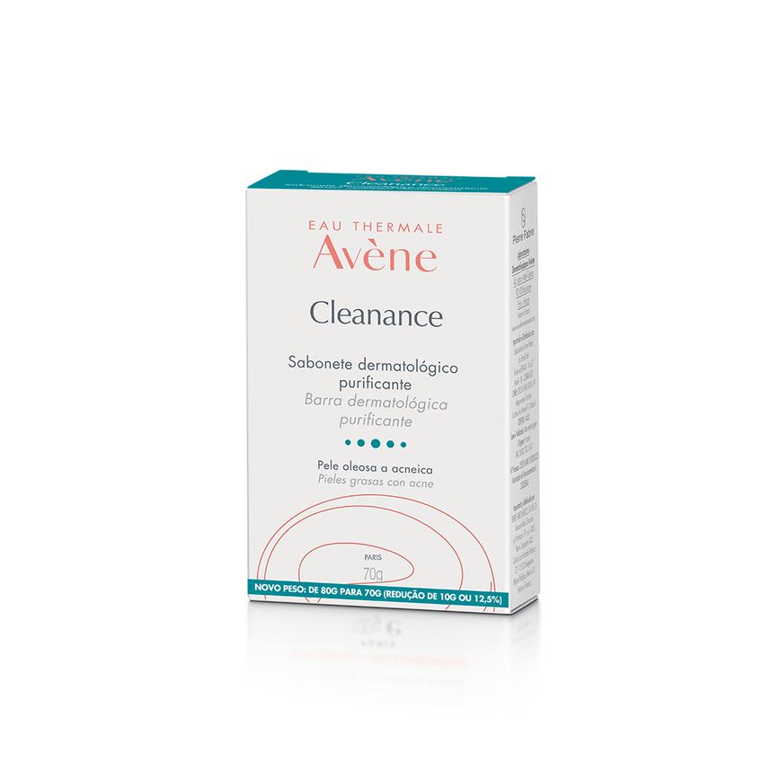 Sabonete em Barra Facial Avène Cleanance Antioleosidade 70g