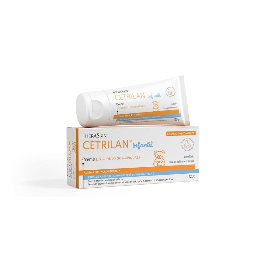 Pomada para Assadura Cetrilan Creme Protetor 120g
