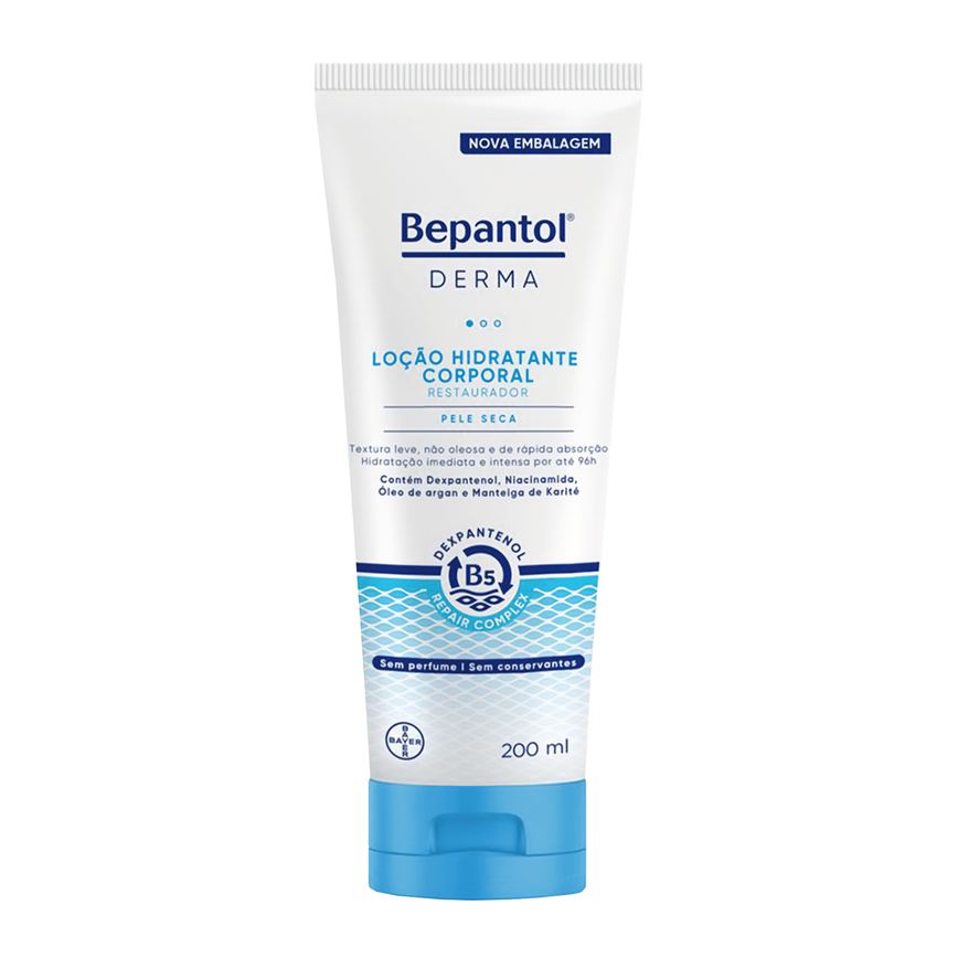 Loção Corporal Bepantol Derma Hidratante Restaurador Pele Seca 200ml