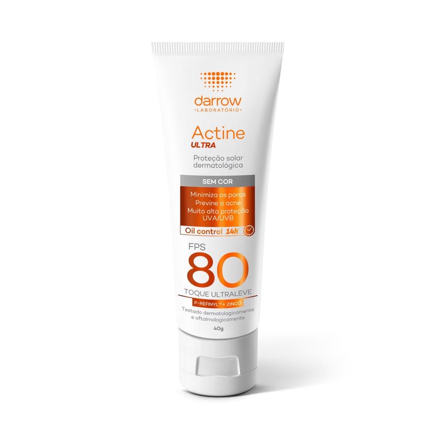 Protetor Solar Facial Actine Ultra Oil Control FPS80 40g