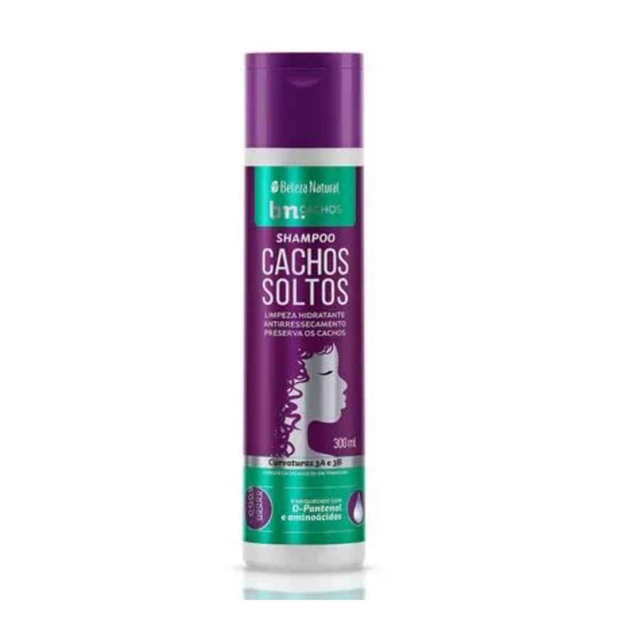 Shampoo Beleza Natural Cachos Soltos 300ml