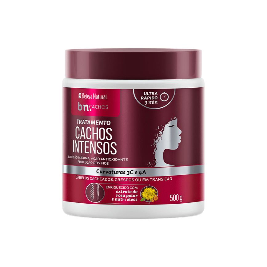 Creme De Tratamento Beleza Natural Cachos Intensos 500g
