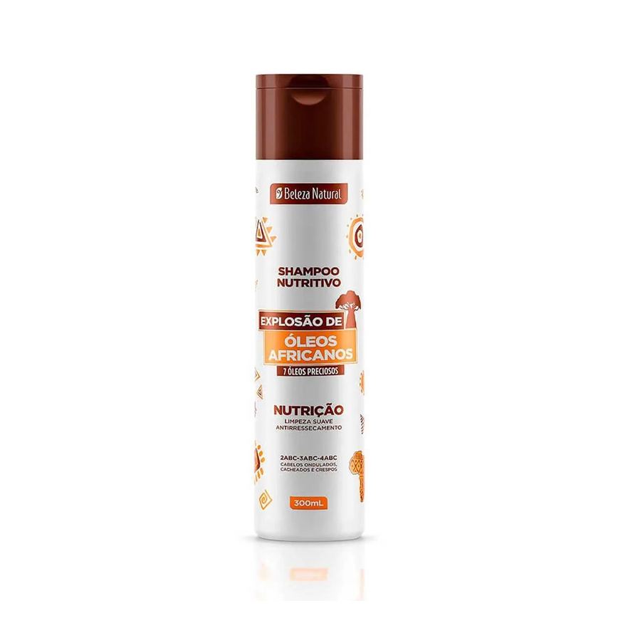 Shampoo Beleza Natural Explosão de Óleos Africanos 300ml