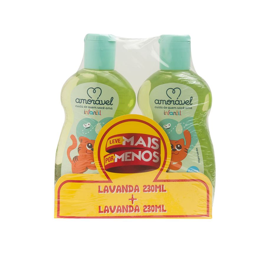 Kit Amorável Lavanda Infantil 230ml + Lavanda Infantil 230ml