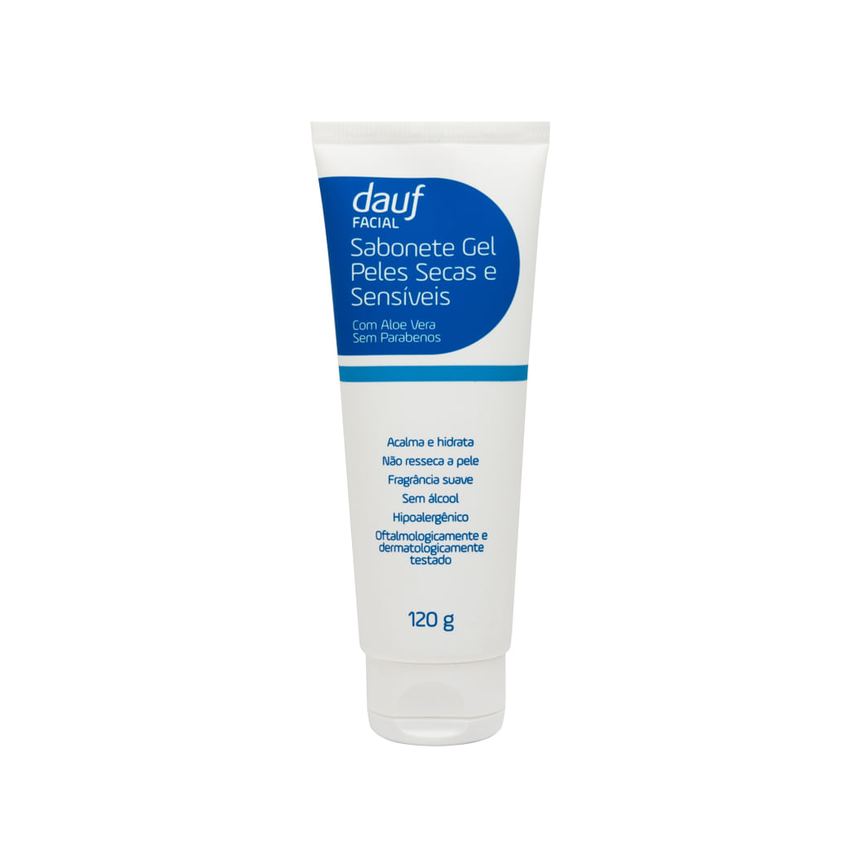 Sabonete Dauf Facial Gel Peles Secas E Sensiveis 120g