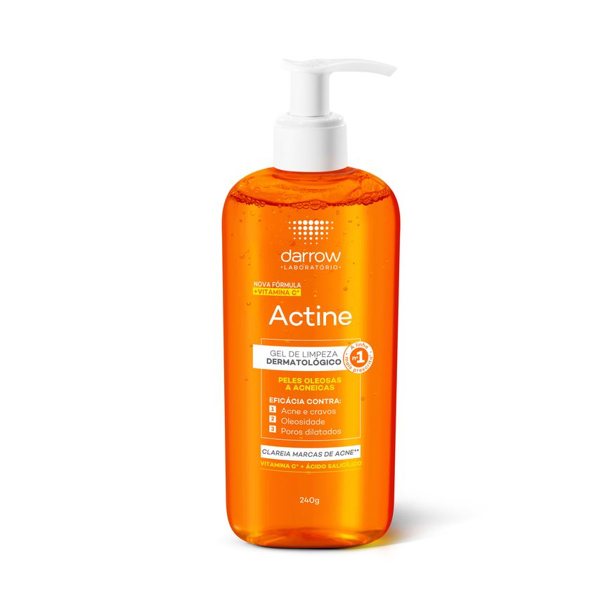 Gel de Limpeza Facial Darrow Actine Antioleosidade e Antiacne 240g