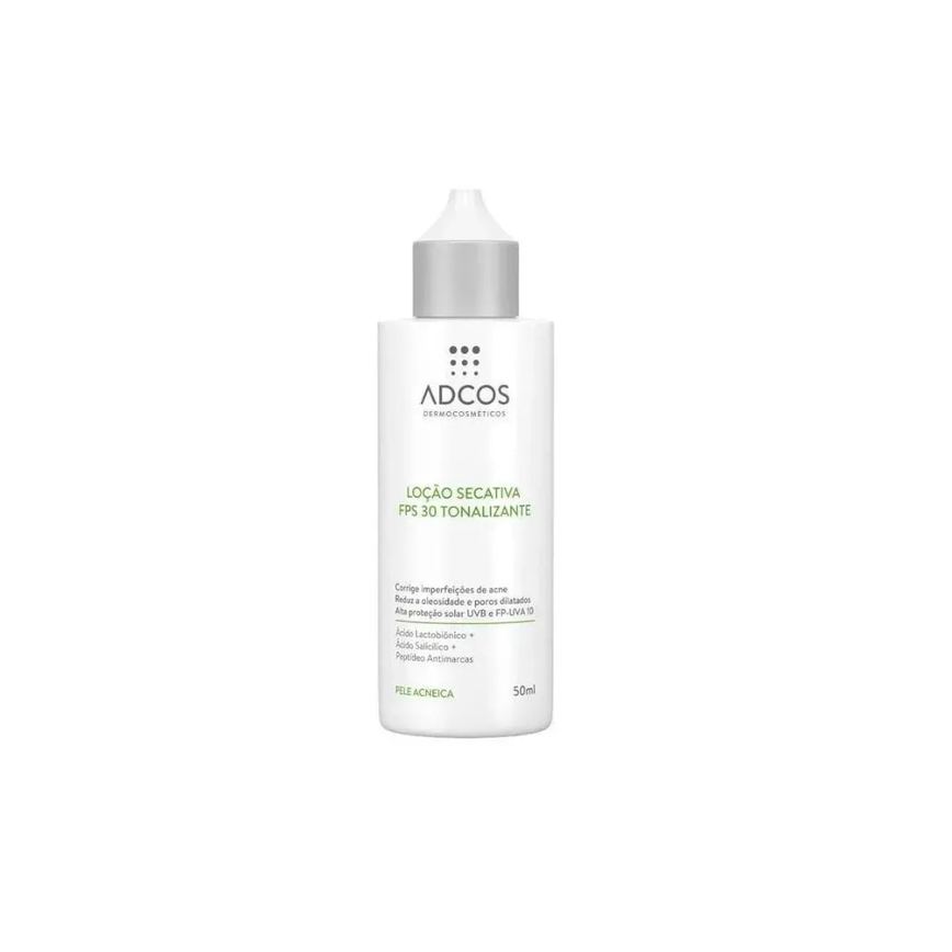 Adcos Acne Solution Locao Sfps 30 T 50ml