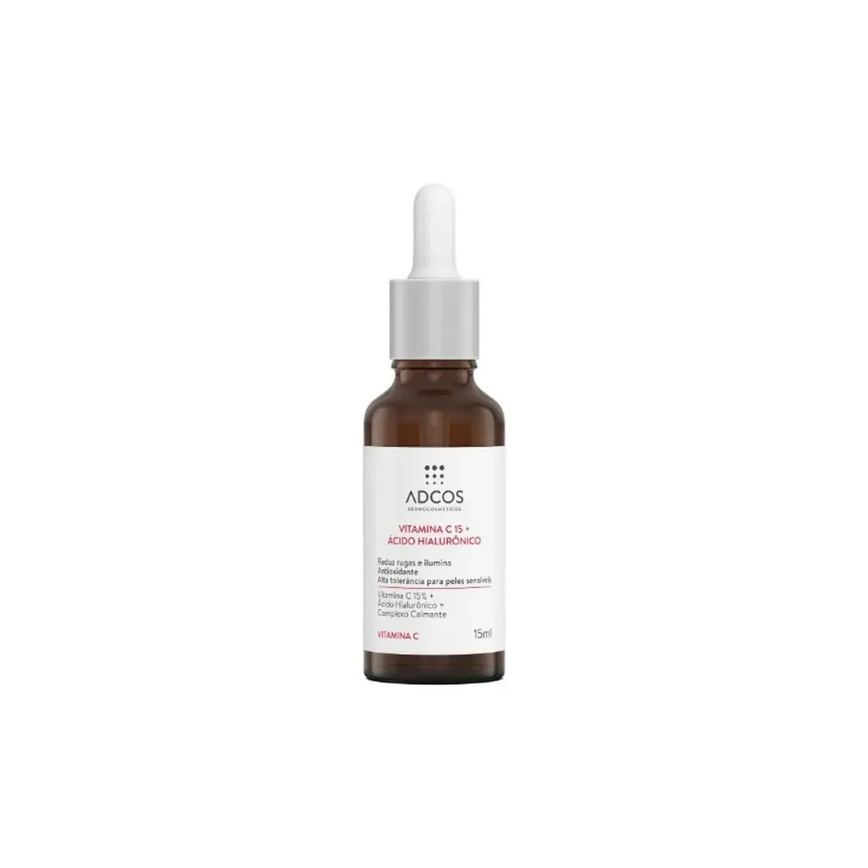 Sérum Adcos Anti Idade com Vitamina C 15 e Ácido Hialurônico 15ml