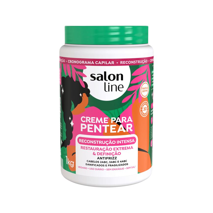 Creme de Pentear Salon Line Reconstrução Intensa 1Kg