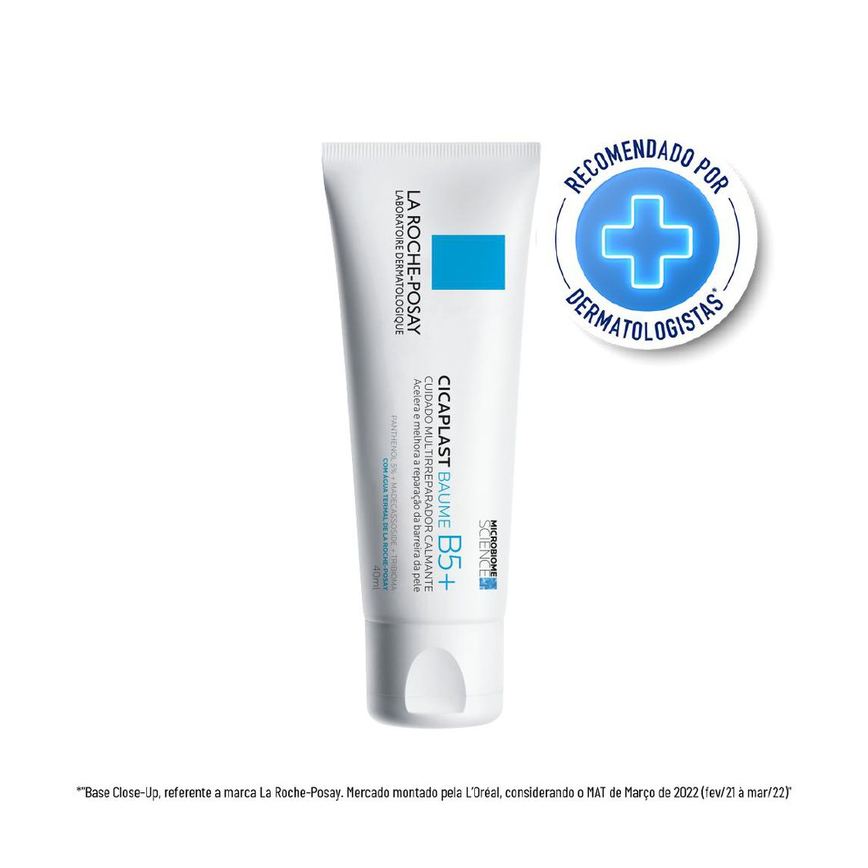 Cicaplast Baume B5+ La Roche-Posay Creme Multirreparador Calmante 40ml