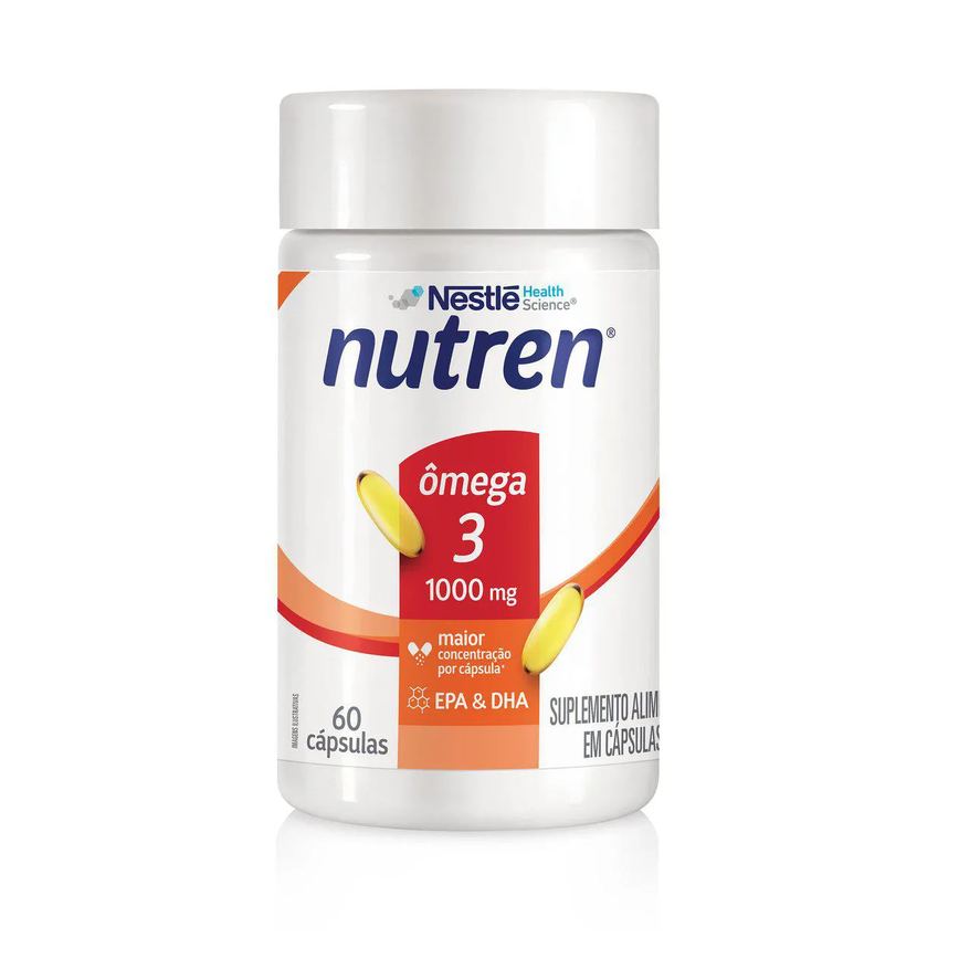 Ômega 3 1000mg Nutren 60 cápsulas