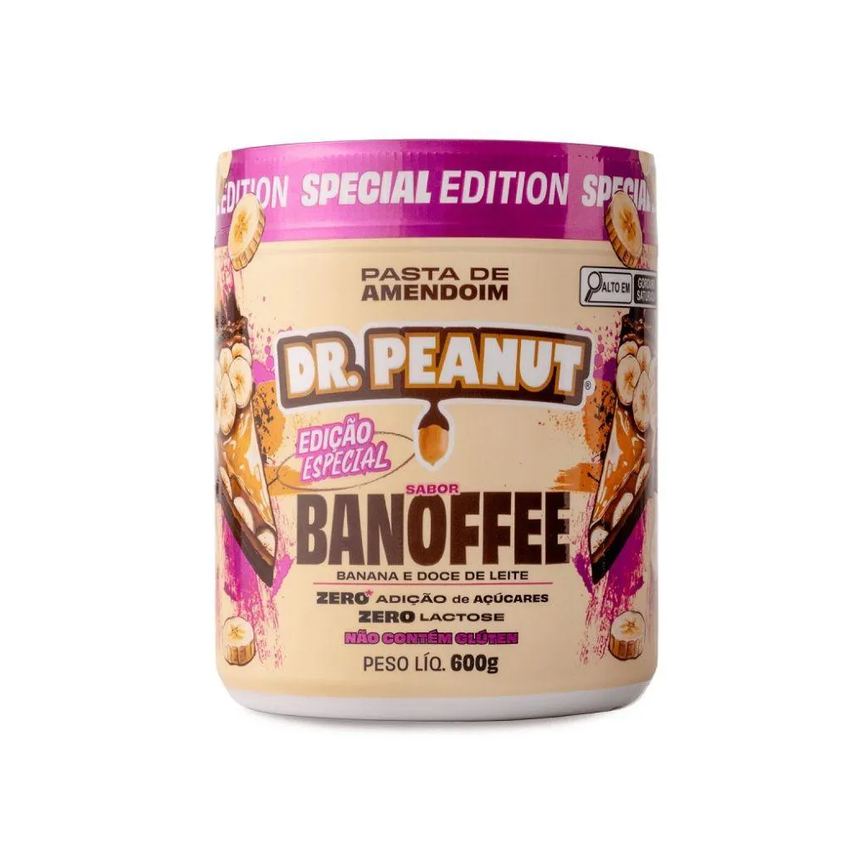 Pasta de Amendoim (600g) – Sabor: Banoffee