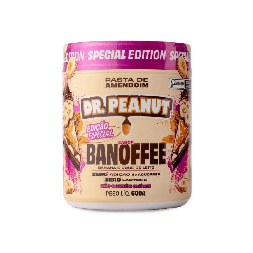 Pasta de Amendoim Dr Peanut Banoffee 600g