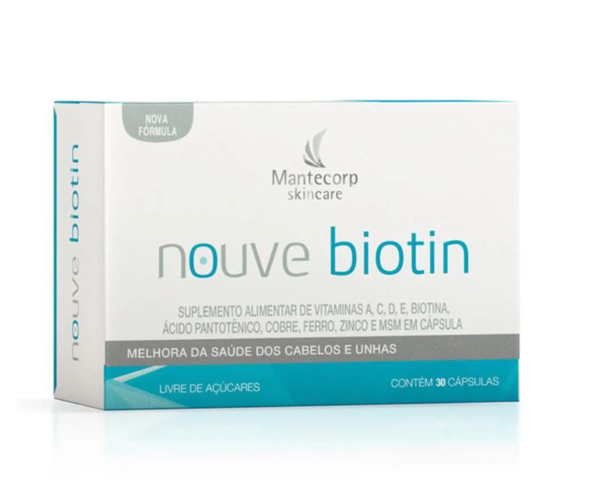 Nouve Biotin Mantecorp 30 Cápsulas