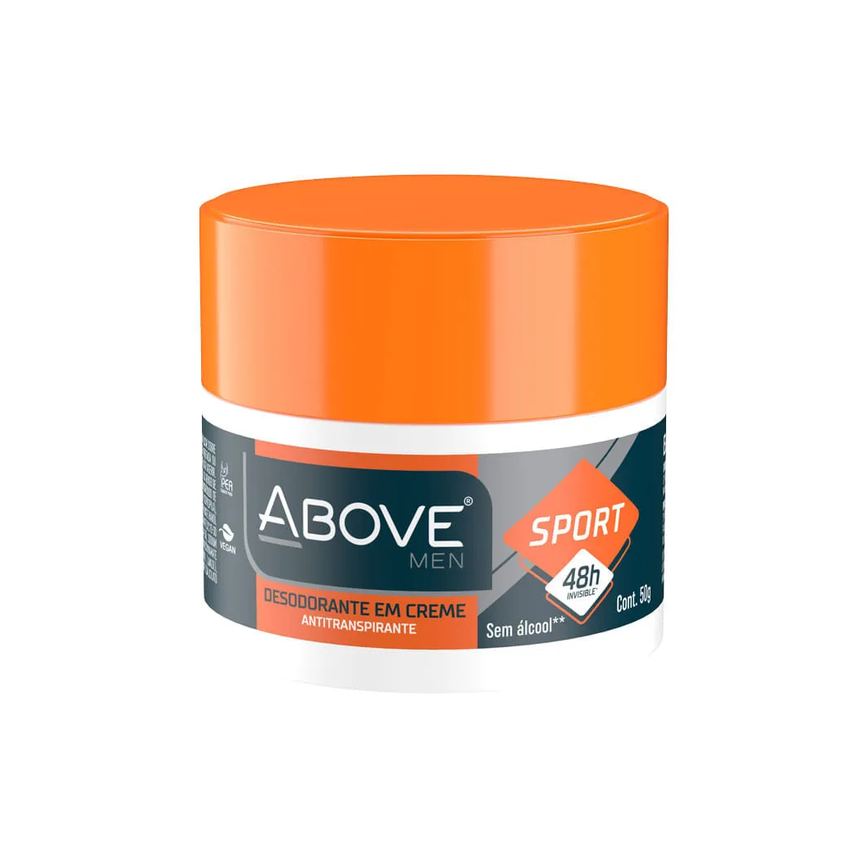 Desodorante Above Masculino Sport 50gr Creme