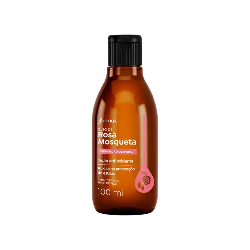 Oleo Corporal Farmax 100ml Rosa Mosqueta